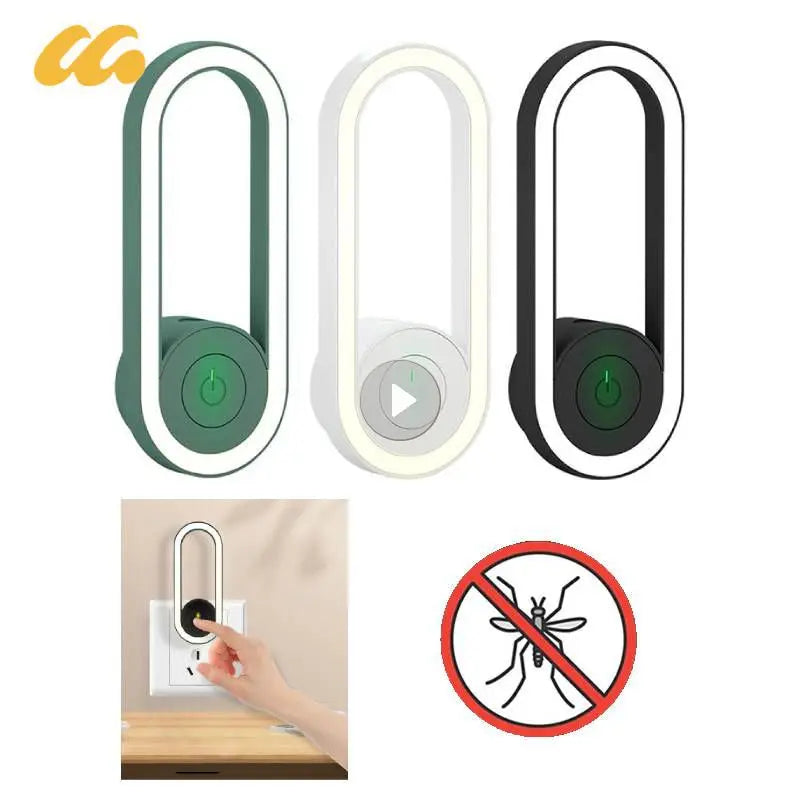 Ultrasonic Electronic Mosquito Repelente Night Light, Household Mite Insect e Rat Removal Instrument